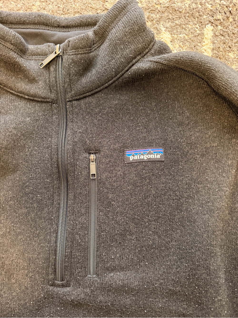 Patagonia Black 1/4‑Zip Fleece Pullover - Picture 3 of 4